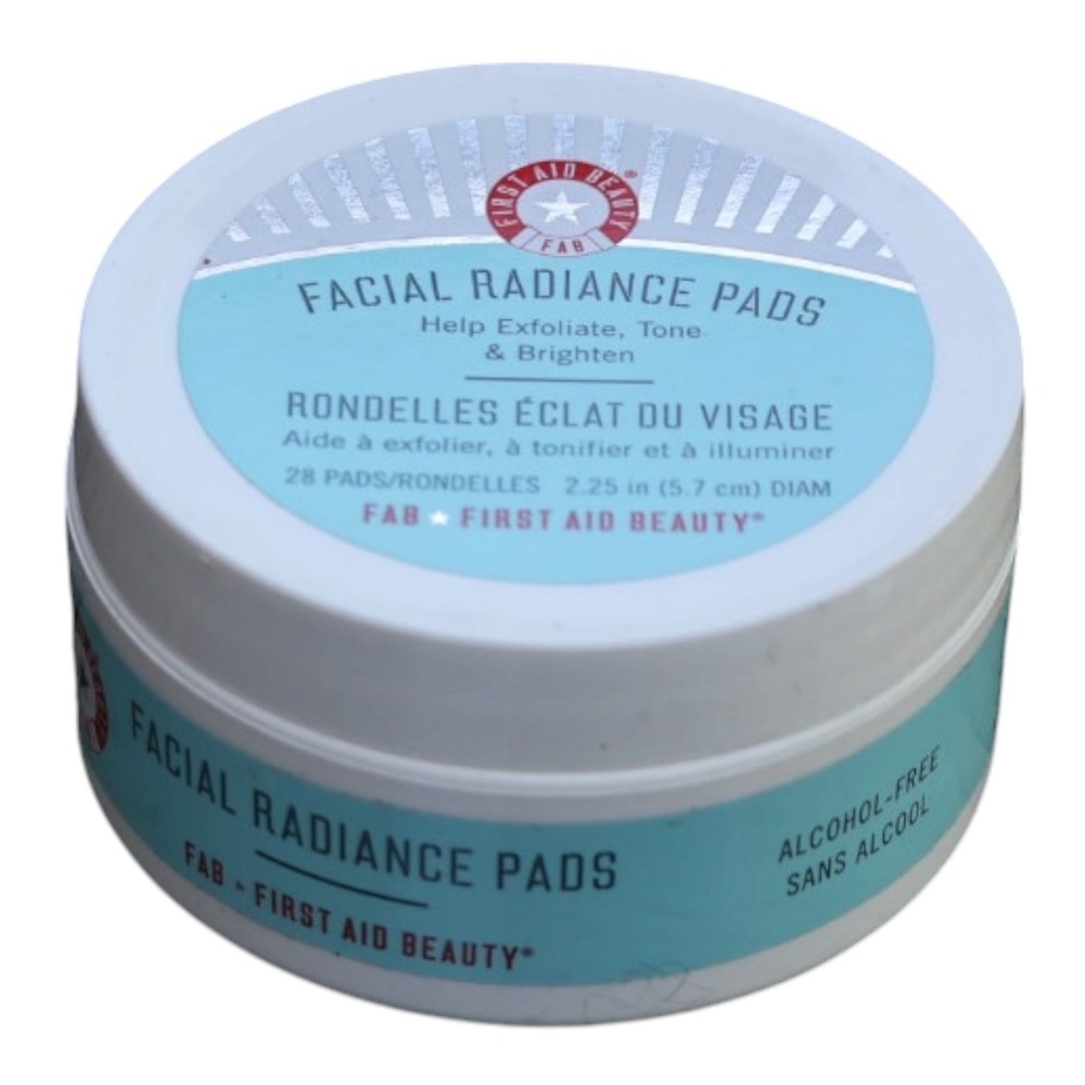 First Aid Beauty Facial Radiance Pads 28 Count Exfoliate Tone Brighten New